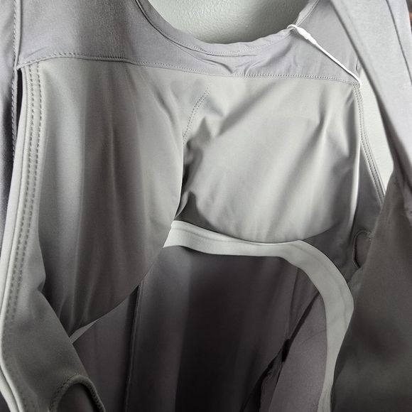 NWT HALARA Racerback High Low Flowy Quick Dry Casual Dress Gray | size small - Picture 8 of 13